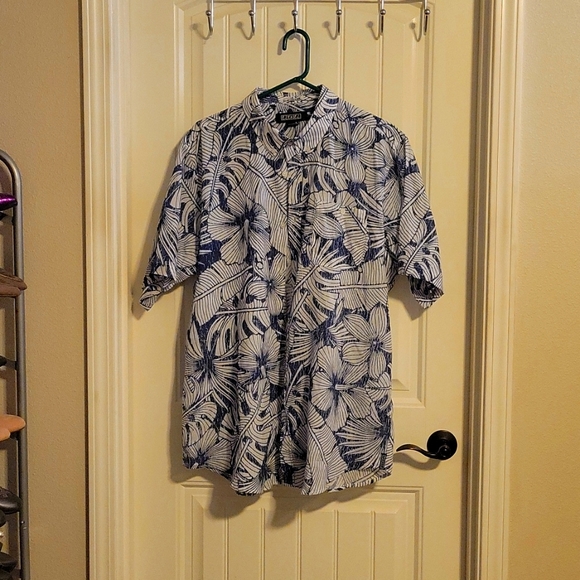 Floral print xl Ezekiel button down - Picture 1 of 3